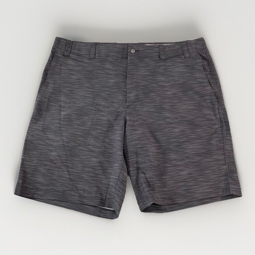 Callaway Golf Shorts Mens 40 Gray Zigzag Print Flex Fit Moisture Wicking Stretch
